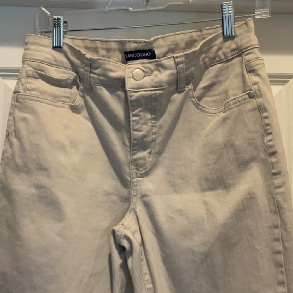 Bandolino Khaki Straight-Leg Pants - Picture 2 of 5
